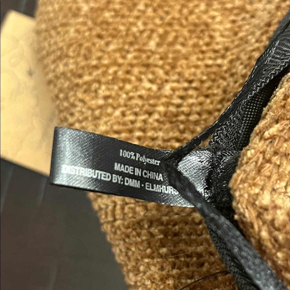 Britt’s Knits Getaway Foldable Panama Bucket Hat Packable Chenille Chestnut OS - Picture 5 of 13